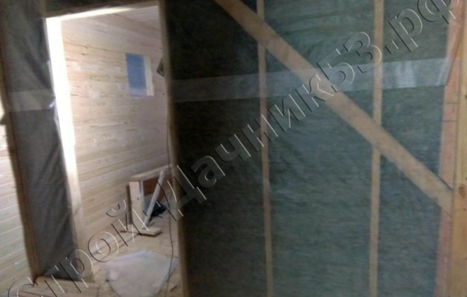 4 Каркасно-щитовой дом 7×5, 35 м², Псковская область, деревня Палкино (15)